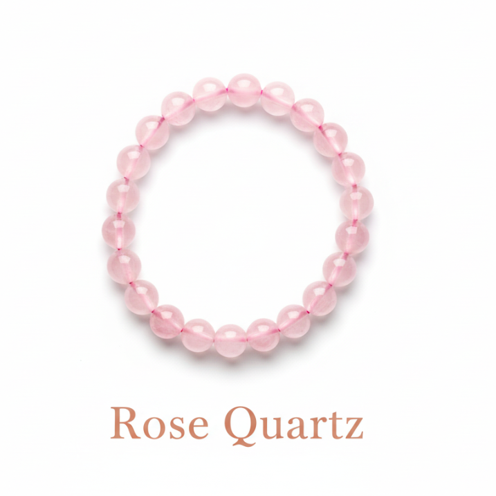 ROSE QUARTZ CRYSTAL BRACELET