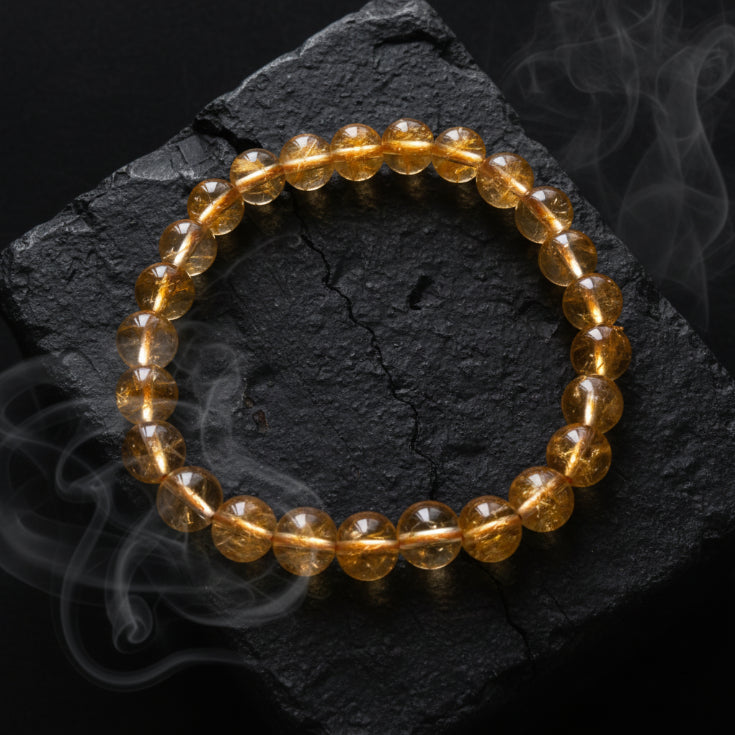 CITRINE CRYSTAL BRACELET