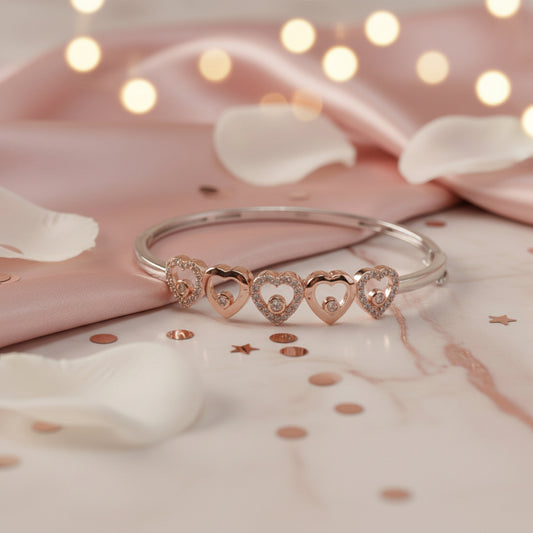 AMORA DUAL COLOR PLAIN CZ CUFF