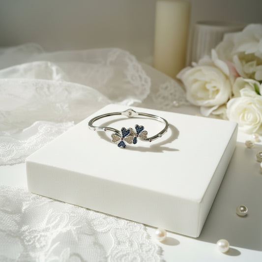 AQUAFLORA BLUE CZ CUFF