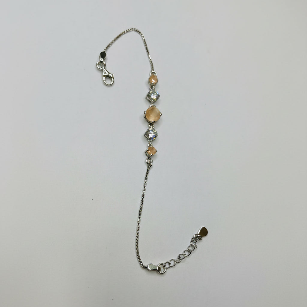 SAFFRON COLOR CZ BRACELET