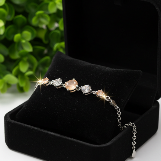 SAFFRON COLOR CZ BRACELET