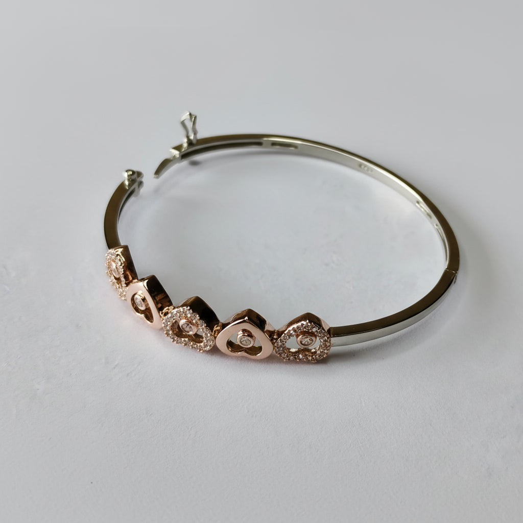 AMORA DUAL COLOR PLAIN CZ CUFF
