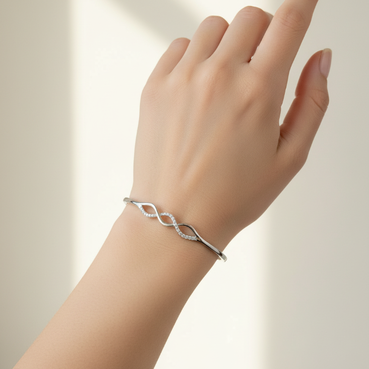 CURVELUXE PLAIN CZ CUFF