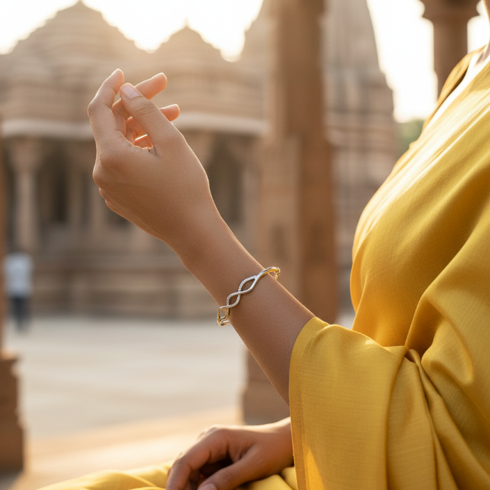 CURVELUXE PLAIN CZ CUFF