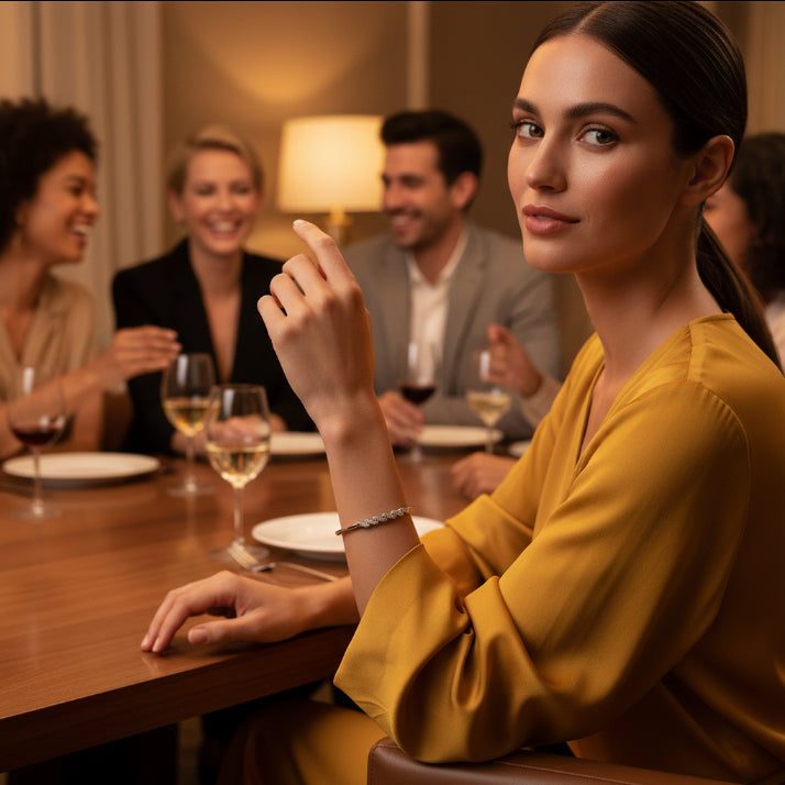 GLAMRUSH PLAIN CZ CUFF