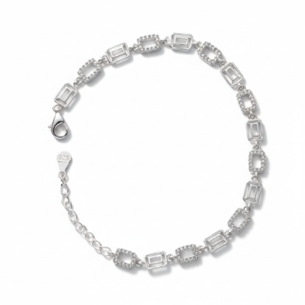 ROYAL PRISM PLAIN CZ BRACELET