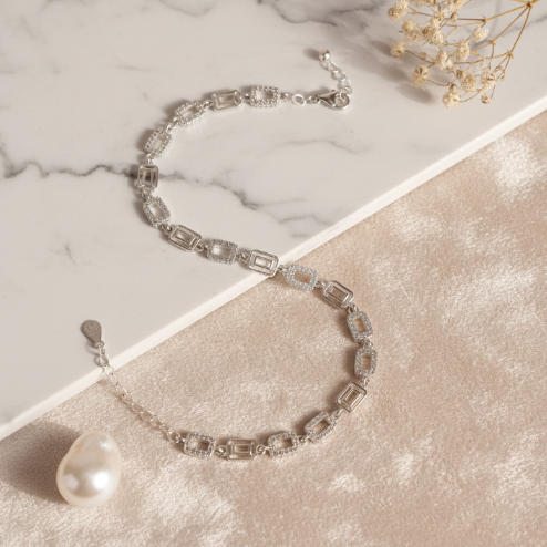 ROYAL PRISM PLAIN CZ BRACELET