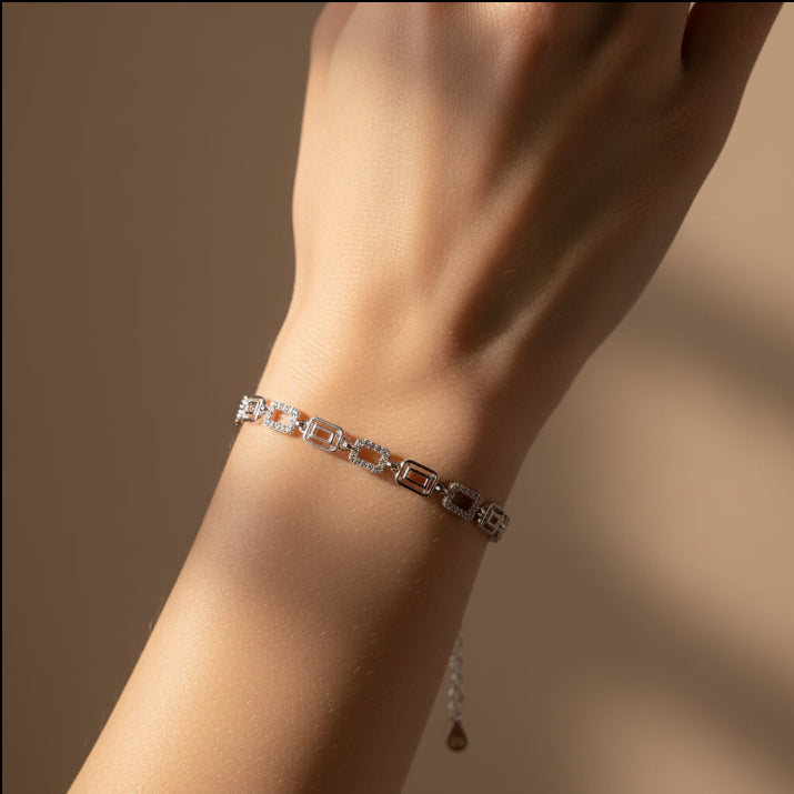 ROYAL PRISM PLAIN CZ BRACELET