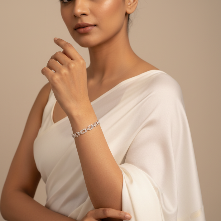 ROYAL PRISM PLAIN CZ BRACELET