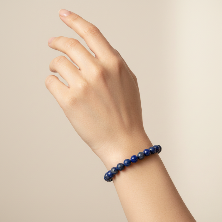 LAPIS LAZULI CRYSTAL BRACELET