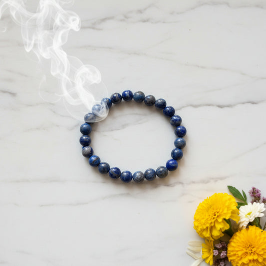 LAPIS LAZULI CRYSTAL BRACELET