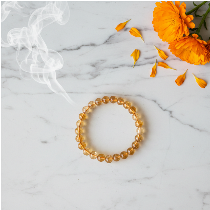 CITRINE CRYSTAL BRACELET