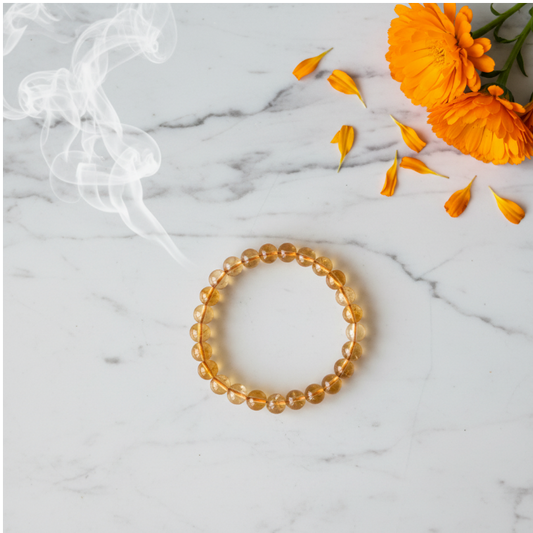CITRINE CRYSTAL BRACELET