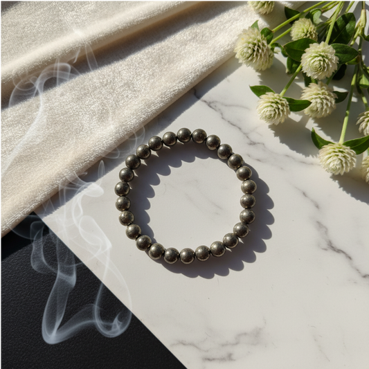 PYRITE CRYSTAL BRACELET