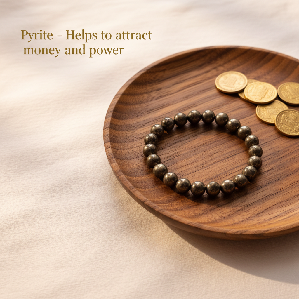 PYRITE CRYSTAL BRACELET