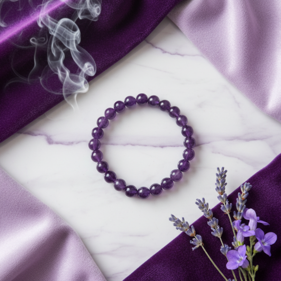 AMETHYST CRYSTAL BRACELET