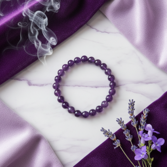 AMETHYST CRYSTAL BRACELET